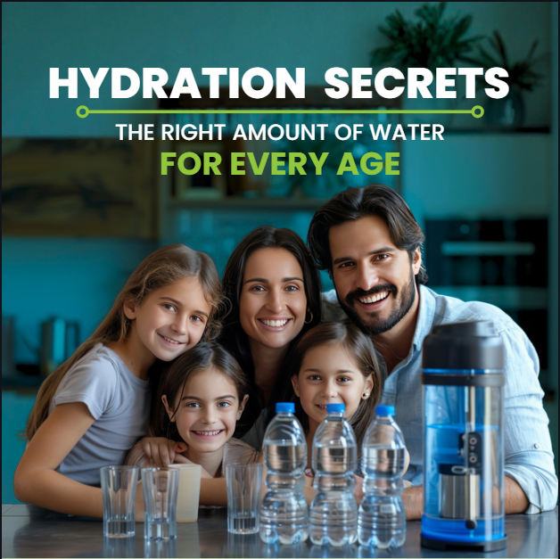 Daily water intake guide for all age groups